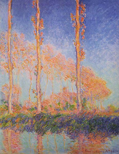 Claude Monet Poplars, oil painting picture